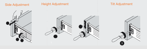 Drawer Adjustment